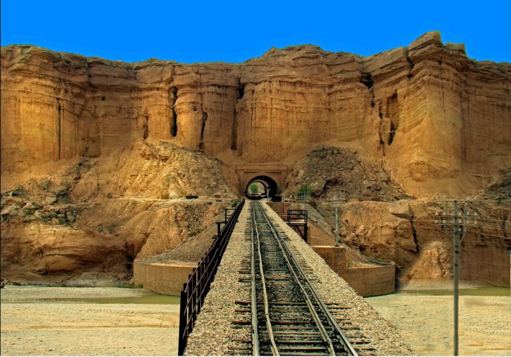 Railway track from Rohri to Quetta