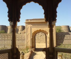 View from the mosque Derawar Fort - Bahawalpur
