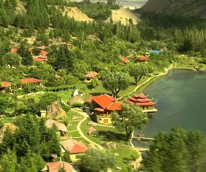 Aerial view Shangrila Resort - Skardu