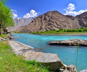 A beautiful valley in Skardu